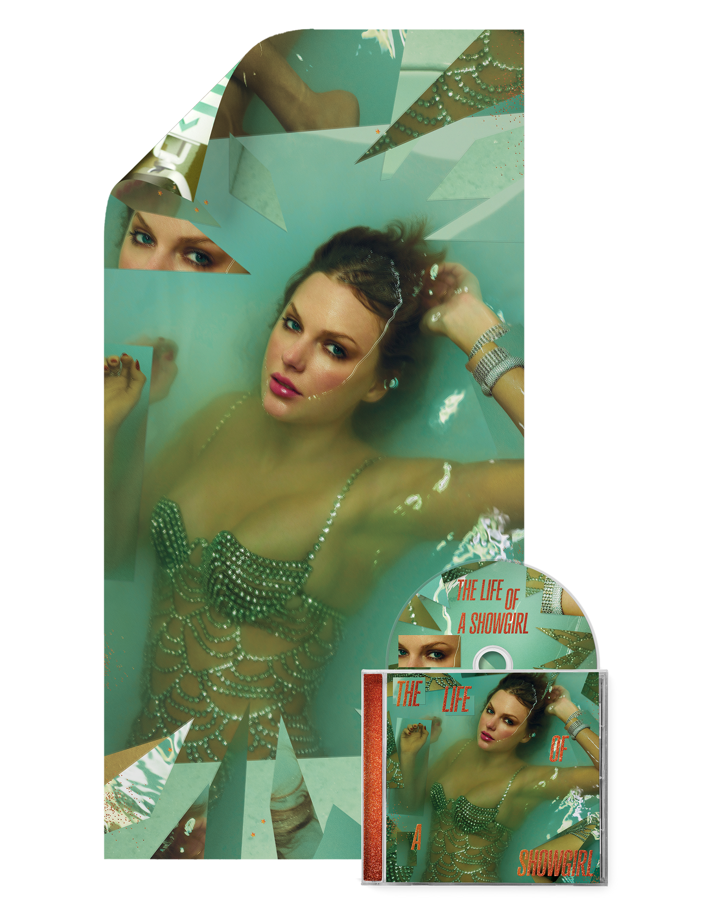 Taylor Swift - The Life of a Showgirl: Sweat And Vanilla Perfume CD + Poster