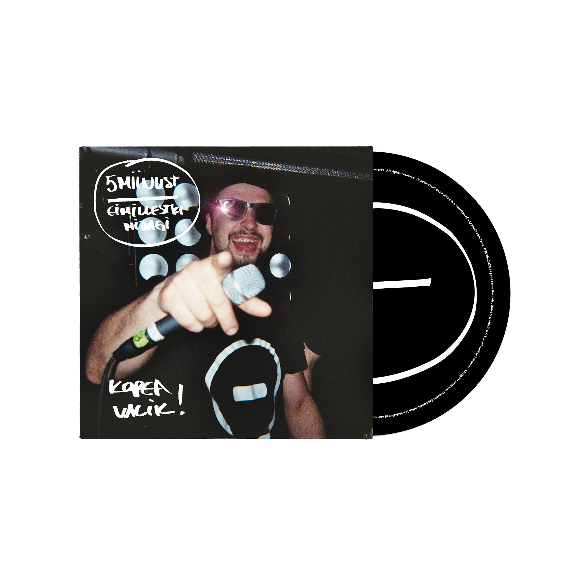 5MIINUST "eimillestki midagi (2015-2025)" CD: korea valik!