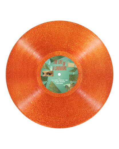 Taylor Swift - The Life of a Showgirl: Sweat And Vanilla Perfume Portofino Orange Glitter Vinyl