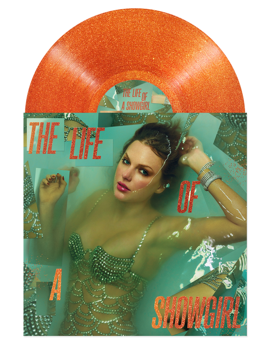 Taylor Swift - The Life of a Showgirl: Sweat And Vanilla Perfume Portofino Orange Glitter Vinyl